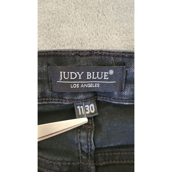 Judy Blue You Go Girl Animal Leopard Cheetah Print Skinny Jeans - Picture 3 of 5